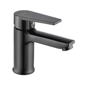 Parryware Praseo Single Lever Basin Mixer (Shiny Black) – G5814A5