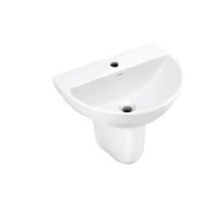 Parryware Wash Basin With Half Pedestal Kolar Sumo C042P