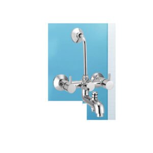 Aquafaucet Wall Mixer Telephonic With L Bend| SKU: PSWM004