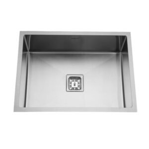 Stainless Steel Single-Bowl Kitchen Sink 18x16 | PSKS-005 | Durable Heavy-Duty Sink for Modular Kitchens | Rust-Resistant, Easy Clean