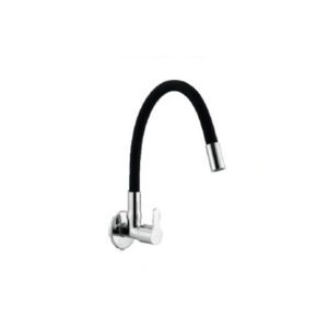 Aquafaucet Sink Cock Flexible Single Flow | Solid Brass Faucet | 20% Off | Neoperl Aerator