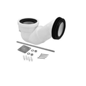 Jaquar Mario Bend for WC | Toilet Waste Pipe Bend | ZPS-WHT-VB02