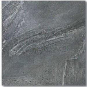 Vitrified Floor Tiles 600x600mm Pietra Gray Marble Finish | GVT Square Tiles for Living Room, Kitchen & Commercial Spaces |1PKT_4NOS_AREA=15.6 SQFT