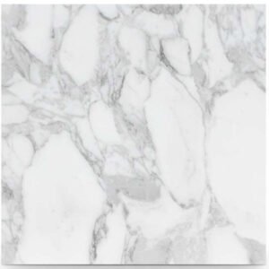 Vitrified Floor Tiles 600x600x9mm Cool White | Marble Stone Finish GVT Tiles | Premium Square Floor Tiles for Home & Commercial Use.1PKT_4NOS_AREA=15.6 SQFT