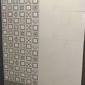 AGL Bonzer Roccia Beige / Roccia Multi Decor / Roccia Gris Wall Tiles 300x450mm | Matt Stone-Marble Hybrid Finish | Premium Designer Tiles for Bathroom, Kitchen & Wall Décor (6 Tiles/Box)