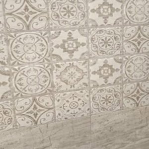 NITCO Cascade Grey Wall Tiles 300x450mm | Glazed Vitrified Stone Finish | Bathroom & Kitchen Wall Tiles (6 Pcs)